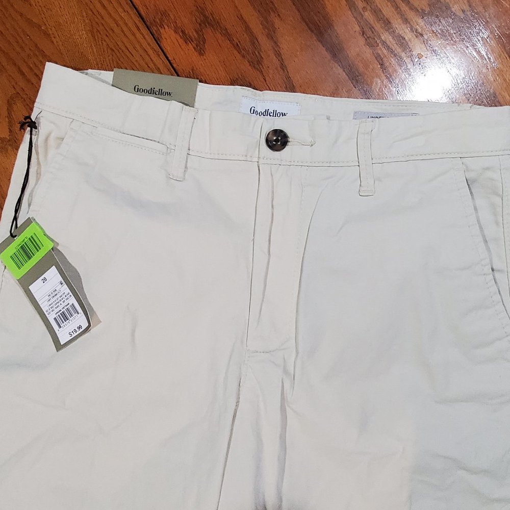 Goodfellow Flat Front Shorts 28" Waist NWT - Picture 3 of 6